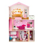 Casuta din lemn Cookie Residence DollHouse - Casa pentru papusi cu lift cu mobilier inclus Casuta din lemn Cookie Residence DollHouse - Casa pentru papusi cu lift cu mobilier inclus